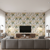 Althea Cotton P - Citron Light Green By Lee Jofa |  | Botanical & Floral Multipurpose Print - Living Room Room Setting