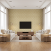 Bale - Natural Beige By Lee Jofa | Carrier And Company |Modern Geometric Upholstery - Living Room Room Setting