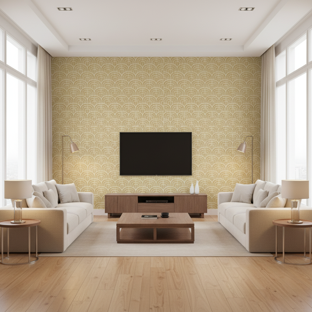 Bale - Natural Beige By Lee Jofa | Carrier And Company |Modern Geometric Upholstery - Living Room Room Setting