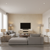 Bennett - Dove Grey By Lee Jofa | James Huniford |Solid Texture Upholstery Mohair - Living Room Room Setting