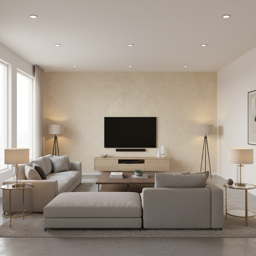 Bennett - Dove Grey By Lee Jofa | James Huniford |Solid Texture Upholstery Mohair - Living Room Room Setting