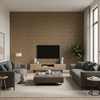 Blyth Weave - Umber Brown By Lee Jofa | Linford Weaves |Herringbone/Tweed  Upholstery Chenille - Living Room Room Setting