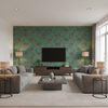 Bongol Velvet - Jade Green By Lee Jofa | Mindoro | Animal/Insects Upholstery Velvet - Living Room Room Setting