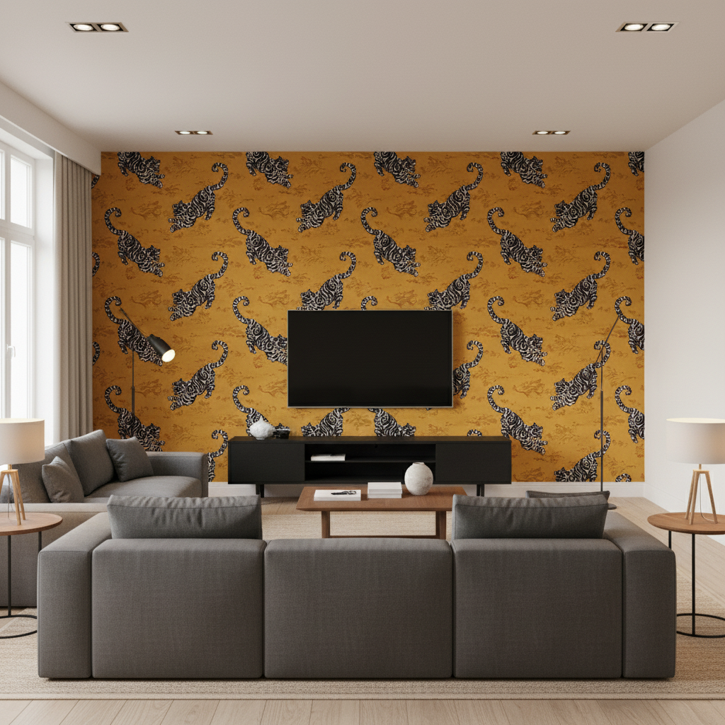 Bongol Velvet - Sand Wheat By Lee Jofa | Mindoro | Animal/Insects Upholstery Velvet - Living Room Room Setting