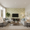 Bradford Emb - Greenery Green By Lee Jofa | Westport | Botanical & Floral Multipurpose Embroidery - Living Room Room Setting
