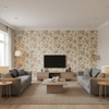 Bradford Emb - Petal/Capri Multi By Lee Jofa | Westport | Botanical & Floral Multipurpose Embroidery - Living Room Room Setting