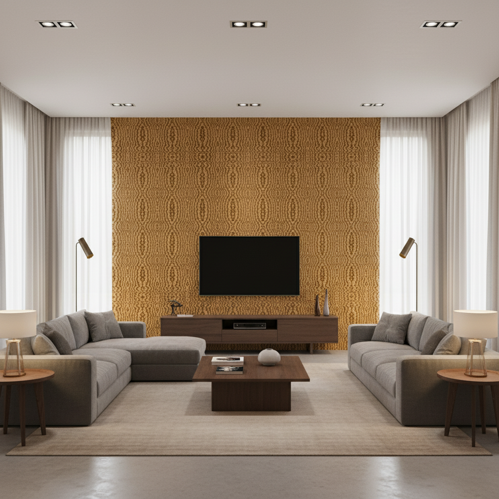 Callow Velvet - Golden Gold By Lee Jofa | Harlington Velvets | Modern Upholstery Velvet - Living Room Room Setting