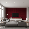 Callow Velvet - Ruby Red By Lee Jofa | Harlington Velvets | Modern Upholstery Velvet - Living Room Room Setting