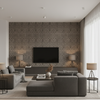 Callow Velvet - Silver Grey By Lee Jofa | Harlington Velvets | Modern Upholstery Velvet - Living Room Room Setting