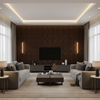 Callow Velvet - Umber Brown By Lee Jofa | Harlington Velvets | Modern Upholstery Velvet - Living Room Room Setting