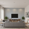 Cap Ferrat Stripe - Marine Blue By Lee Jofa | Suzanne Kasler The Riviera Collection |Stripes Texture Upholstery - Living Room Room Setting