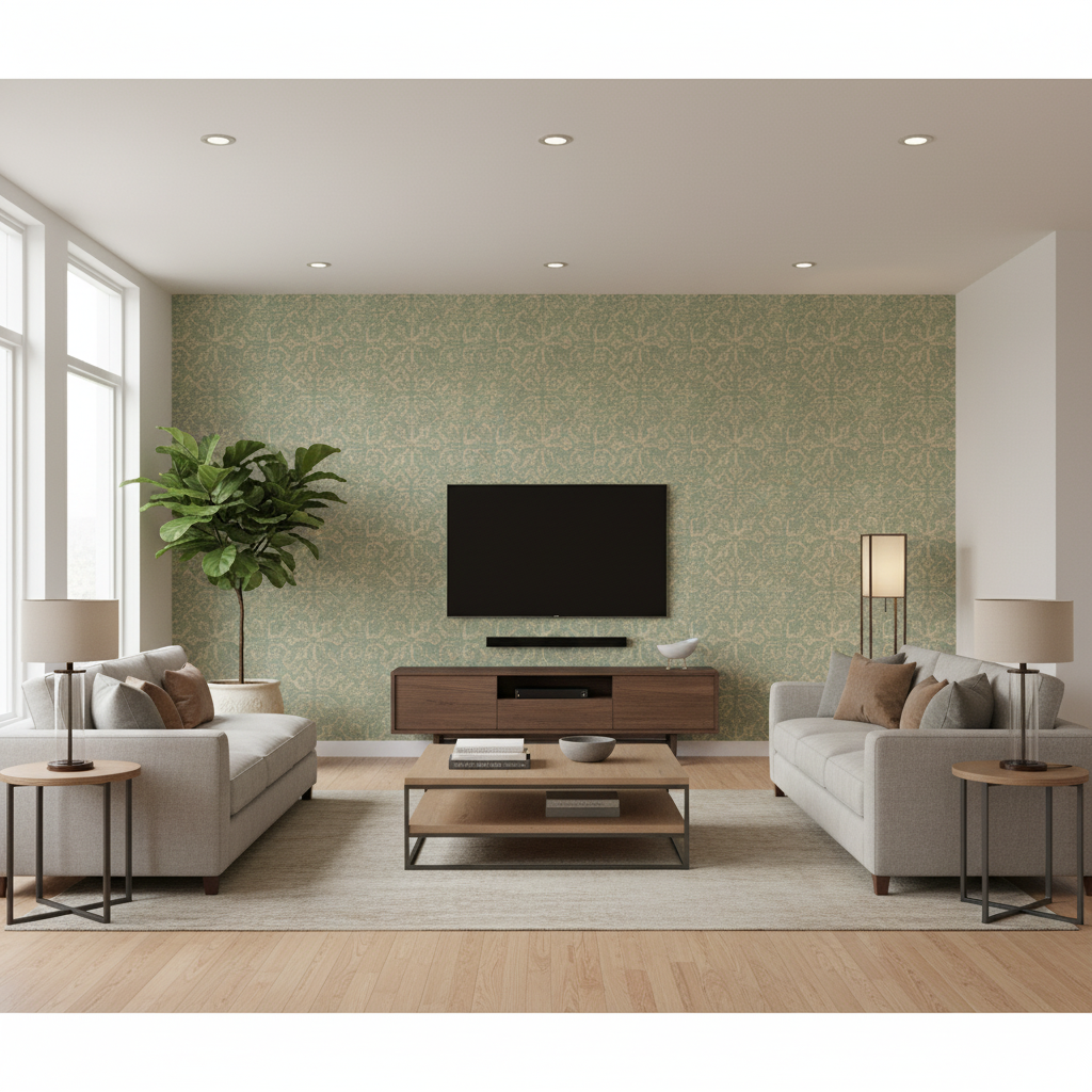 Chantilly Weave - Sage Green By Lee Jofa | Suzanne Kasler Collection Ii | Global Upholstery - Living Room Room Setting