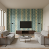 Desning Velvet - Blue/Aqua Blue By Lee Jofa | Harlington Velvets | Global Upholstery Velvet - Living Room Room Setting