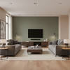 Dublin Linen - Dove Grey By Lee Jofa | Colour Complements Ii |Solid Texture Multipurpose - Living Room Room Setting