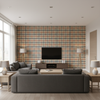 Fannin Plaid - Ruby/Navy Multi By Lee Jofa | Lodge Ii Weaves And Embroideries |Plaid / Check  Upholstery Chenille - Living Room Room Setting