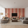 Indian Zag - Madder Red By Lee Jofa | Suzanne Rheinstein Iii | Global Multipurpose Print - Living Room Room Setting