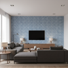 Kaya Ii - Blue Blue By Lee Jofa | Westport | Small Scale Multipurpose Print - Living Room Room Setting