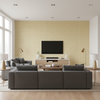 Kaya Ii - Maize Yellow By Lee Jofa | Clare Prints | Small Scale Multipurpose Print - Living Room Room Setting