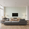 Kaya Ii - Mist Turquoise By Lee Jofa | Westport | Small Scale Multipurpose Print - Living Room Room Setting