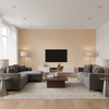 Kaya Ii - Spice Orange By Lee Jofa | Clare Prints | Small Scale Multipurpose Print - Living Room Room Setting