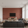 Leon Weave - Brick Burgundy/Red By Lee Jofa | Triana Weaves |Geometric  Upholstery Chenille - Living Room Room Setting