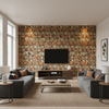Leyland Print - Tobacco Multi By Lee Jofa | Lodge Ii Prints |Botanical & Floral Flora & Fauna Multipurpose Print - Living Room Room Setting