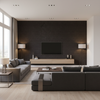 Lille Linen -  Coffee Bean Brown By Lee Jofa | Perfect Plains | Solid Multipurpose - Living Room Room Setting