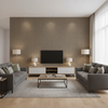 Lille Linen - Bamboo Beige By Lee Jofa | Gis | Solid Multipurpose - Living Room Room Setting