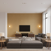 Lille Linen - Straw Taupe By Lee Jofa | Perfect Plains | Solid Multipurpose - Living Room Room Setting