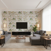 Luzon Print - Spring Multi By Lee Jofa | Mindoro |Botanical & Floral Animal/Insects Multipurpose Print - Living Room Room Setting