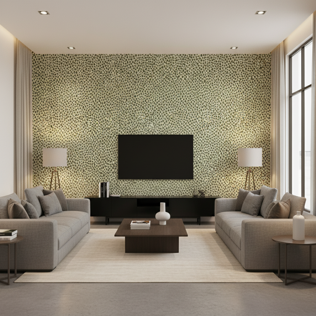 Mago - Forest Green By Lee Jofa | Merkato |Animal Skins  Upholstery Weave - Living Room Room Setting