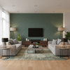 Maldon Weave - Marine Blue By Lee Jofa | Linford Weaves | Diamond Upholstery - Living Room Room Setting