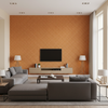 Maldon Weave - Spice Coral By Lee Jofa | Linford Weaves | Diamond Upholstery - Living Room Room Setting