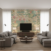 Nympheus Twill - Pink/Teal Multi By Lee Jofa |  |Botanical & Floral Flora & Fauna Multipurpose Print - Living Room Room Setting