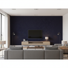 Oxford Velvet - Cerulean Blue By Lee Jofa |  |Solid Texture Upholstery Velvet - Living Room Room Setting