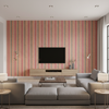 Picket - Multi/Russet Multi By Lee Jofa | Carrier And Company | Geometric Upholstery Velvet - Living Room Room Setting