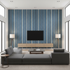 Picket - Night Sky Blue By Lee Jofa | Carrier And Company | Geometric Upholstery Velvet - Living Room Room Setting