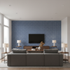 Seaford Weave - Blue Blue By Lee Jofa | Linford Weaves | Diamond Upholstery - Living Room Room Setting
