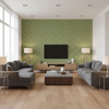 Seaford Weave - Leaf Green By Lee Jofa | Linford Weaves | Diamond Upholstery - Living Room Room Setting
