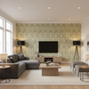 Seville Weave - Celadon/Moss Green By Lee Jofa | Triana Weaves |Damask Texture Upholstery - Living Room Room Setting