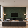Skye Wool - Bottle Green By Lee Jofa |  |Solid Texture Upholstery Wool - Living Room Room Setting