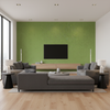 Skye Wool - Sprout Green By Lee Jofa |  |Solid Texture Upholstery Wool - Living Room Room Setting
