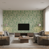 Taplow Print - Jade/Leaf Green By Lee Jofa | Garden Walk | Abstract Multipurpose Print - Living Room Room Setting
