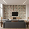 Taplow Print - Spice/Leaf Multi By Lee Jofa | Manor House | Modern Multipurpose Print - Living Room Room Setting
