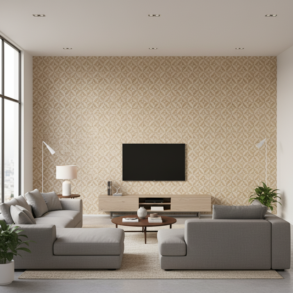 Triana Weave - Sand Beige By Lee Jofa | Triana Weaves |Small Scale Texture Upholstery - Living Room Room Setting