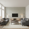 Triana Weave - Sky Light Blue By Lee Jofa | Triana Weaves |Small Scale Texture Upholstery - Living Room Room Setting