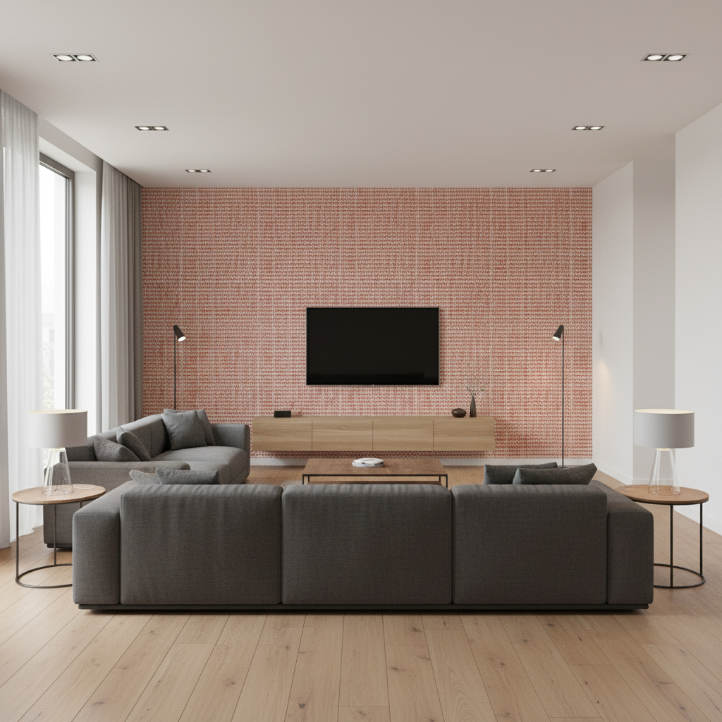 Varona - Berry Burgundy/Red By Lee Jofa | Westport |Texture Solid Upholstery - Living Room Room Setting