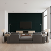 Watermill Linen - Onyx Black By Lee Jofa | Colour Complements Ii |Solid Texture Multipurpose - Living Room Room Setting
