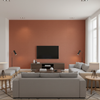 Watermill Linen - Russet Orange By Lee Jofa | Colour Complements Ii |Solid Texture Multipurpose - Living Room Room Setting