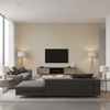 Watermill Linen - Stone Beige By Lee Jofa | Colour Complements Ii |Solid Texture Multipurpose - Living Room Room Setting